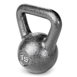 Marcy Unisex Hammertone Kettle Bell 15 lb. – träningsvikter HKB-015, svart