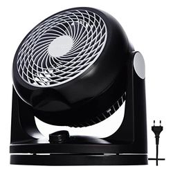 Woozoo, Ventilador de mesa silencioso, potente y portátil, 23m², Alcance 12m, Oscilación, inclinación vertical, Habitación - Woozoo PCF-HD18 - Negro