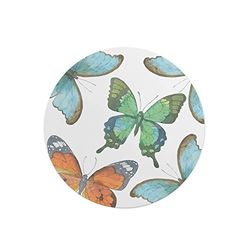 Questo Casa, Round Digital Printed Mouse Pad, Non-Slip Base, for Office and Home, Diameter:22cm