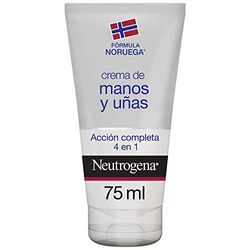 Neutrogena Norwegian Formula Hand & Nail Cream, Stronger Nails, Hydrated Skin, with Vitamin E, 75 ml (Pack of 1)