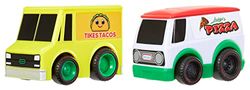 Little Tikes My First Cars Crazy Fast 4-in-1 Dunk'n, Stunt'n, Game'n Set - Exclusieve terugtrek speelgoedauto - 1 auto, Launcher, 4 games en scorebord die reizen tot 15m - Voor kinderen van 3+ jaar