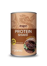 Dragon Superfoods Cocoa and Vanilla Protein Powder for Optimum Nutrition. 100% Bio Organic, Soy and Gluten Free Vegan Protein. With all the Essential Amino Acids - 500gr (30 servings).