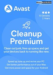 Avast Cleanup Premium 2021, 10 Devices 2 Years, Cleaner+Update+Maintenance+Speed Up [PC/Mac/Android] [Licence]