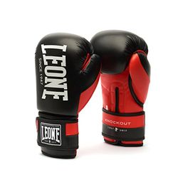 LEONE 1947 GN371 Luvas Knockout, unissexo para adultos, rosso, 10