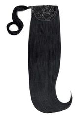 Luxury Gold 22'' 120g Human Hair Pony -1 Jet Black