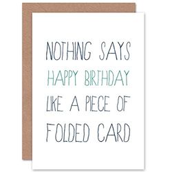 Wee Blue Coo CARD BIRTHDAY CELEBRATION HAPPY REALITY CHECK PRESENT GIFT
