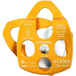 Kong Pulley Extra Roll Anodized, cor laranja