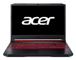Acer Nitro 5 - Gaming 15,6" FullHD (Intel Core i7-9750H, 8GB RAM, 1 TB HDD+128GB SSD, Nvidia GTX1650-4GB, Linux) Czarny - klawiatura QWERTY Hiszpański