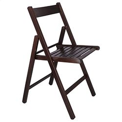 Mueblear 19016 klapstoel, hout, 43 x 46 x 79 cm Wengé