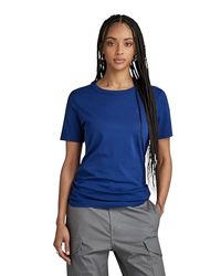 G-STAR RAW Women's Core Slim Top, Blue (ballpen blue D23793-4107-1822), M