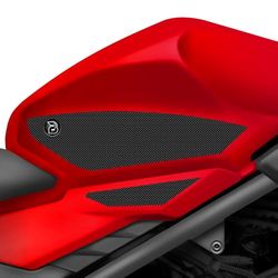 BLOQ Motorcycle Tank Grips/Traction Pads compatible with HONDA CB500F (2013-2018) PREMIUM