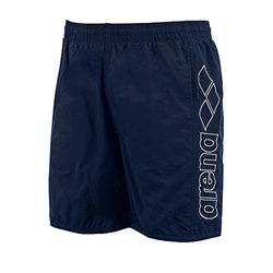 arena Badeshort Berryn Short de Plage Homme, Bleu-Bleu Marine/Blanc, L