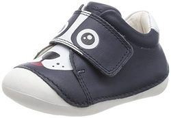 Geox Baby Boys B Tutim First Walker Shoe, Navy-White, 6 UK Child