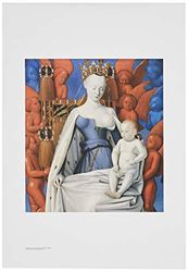 Reproduction officielle du Musée du Prado "La Vierge avec l'enfant et deux anges qui la couronnent"