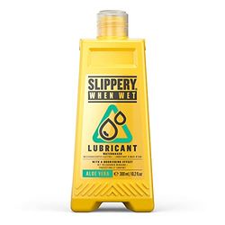SLIPPERY WHEN WET Vegan Lubricant Aloe Vera Water Based 300ml - Lubricant Sex Water Based - Lubricant Anal and Vaginal LGBTQ