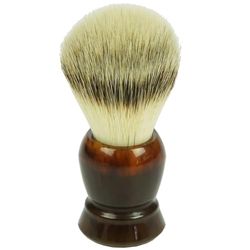 Fantasia Blaireau de rasage avec manche en plastique synthétique – Cheveux, La Havane, H 10,5 cm