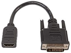 Pro Signal PSG91602 HDMI Female to DVI-D Male Lead, 0.2 m, Black