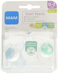 20.20010.01 MAM SUCETTE SILICONE SANS BPA - START NANO - 0-2 MOIS - 2 PIECES DEER-CURLY