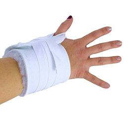 Anti-druk-polsbandage met bevestigingsbanden