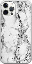 ERT GROUP mobiltelefonfodral för Apple Iphone 12 PRO MAX originalt och officiellt licensierat Babaco mönster Abstract 035 Vit anpassad till formen på mobiltelefonen, fodral tillverkad av TPU-plast