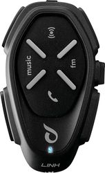 INTERPHONE INTERPHOLINKTP Auriculares Bluetooth mãos livres para capacete moto, para 2 motoristas, até 12 horas, rádio FM, MP3, GPS, IP67, universal - [2 peças].