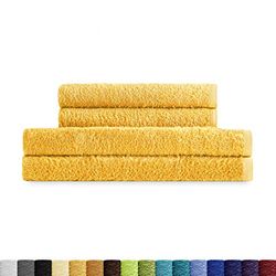 Eiffel Textile Quality Curl 400 g, Cotton, Gold, 2 Lavabo 2 Sabana