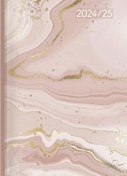 Agenda settimanale Campustimer Marble 2025 - Agende settimanale 17 mesi Campustimer 15 x 21 cm / 10 x 15 cm