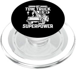 Il Mio Camion Di Rimorchio È La Mia Superpotenza - Torch PopSockets PopGrip per MagSafe