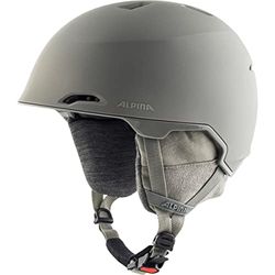 ALPINA Grand LAVALAN, Casco da Sci Unisex Adulto, Moon-Grey Matt, 57-61 cm