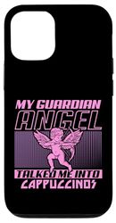 Funny Guardian Angel Coffee Lover Cappuccinos Case for iPhone 12/12 Pro