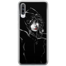 ERT GROUP mobiltelefonfodral för Samsung A70 originalt och officiellt licensierat DC mönster Catwoman 002 optimalt anpassad till formen på mobiltelefonen, fodral tillverkad av TPU-plast
