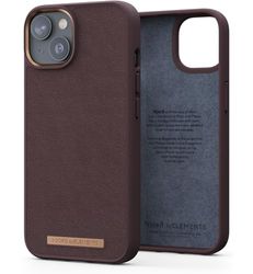 NJORD COQUE CUIR VERITABLE IPHONE 14 MARRON