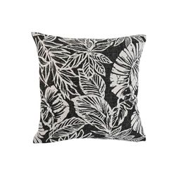 Home ESPRIT Kudde vit svart tryckt 45 x 15 x 45 cm