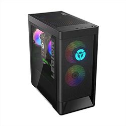 Lenovo Legion T5 Gen 7 Gaming-pc (Intel Core i5-12400F, 16 GB RAM, 1 TB SSD, NVIDIA GeForce RTX 3060-12 GB, Windows 11 Home) zwart - Spaans QWERTY-toetsenbord