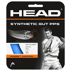Huvud syntetisk gut PPS set racketsträng – flerfärgad/blå, storlek 16