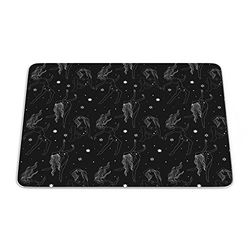 Questo Casa, Tapis de Souris rectangulaire avec Impression numérique - Antidérapant - pour Bureau et Maison - 22 x 18 cm