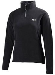 Helly Hansen W Daybreaker 1/2 Zip Fleece Forro polar, Negro 02, XL Mujer