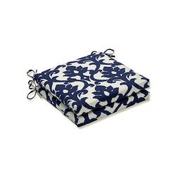 Pillow Perfect zitkussen voor binnen en buiten, vierkant, marineblauw, 2 stuks