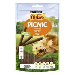 Purina Friskies Picnic Snack Cane con Pollo, 8 confezioni da 100 g, 1 Unità (Confezione da 8)