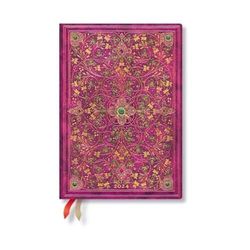 Diamond Jubilee (Sangorski & Sutcliffe) Midi 12-month Week-to-View Softcover Dayplanner 2024
