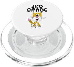 Gato de 3er grado, regreso a clases, maestra PopSockets PopGrip para MagSafe