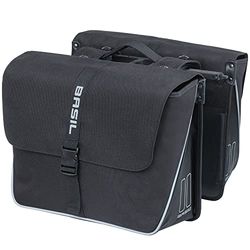 Basil Forte Mik Borse portapacchi Unisex Adulto, Nero, 41x15x34cm