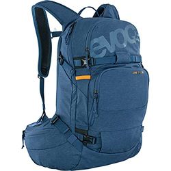 EVOC LINE PRO 20 Touring rugzak (LITESHIELD PLUS bescherming, compartiment voor drinkblaas, geïsoleerde schouderriem, lawinecompartiment, skihouder, snowboardhouder, omhullende heupgordel), zwart