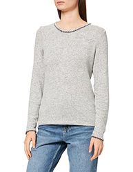 NAF Mavis Ml t-shirt voor dames, Gris Chine, XS