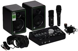 MACKIE Pack Studio Bundle BigKnobStudio, 2 micras, Monitor de Estudio