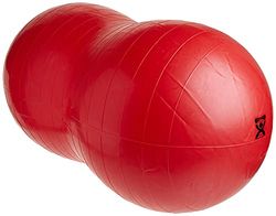 CanDo Gymnastiekrol/motorische bal/fitnessbal in pindavorm - Peanut Ball - rood, 70 cm x 120 cm