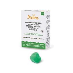 Decora 0310117 Pasta Di Zucchero Verde Foglia 700 G