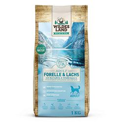 Wildes Land Forel Smaak Hondenvoer en Zalm, 1kg