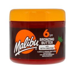 Malibu Sun Bronzing Fast Tanning Body Butter with Beta Carotene, Tropical Coconut Fragrance, 300ml