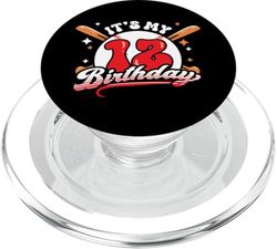 Béisbol 12 Cumpleaños Niño 12 Años Awesome Funny Kids PopSockets PopGrip para MagSafe